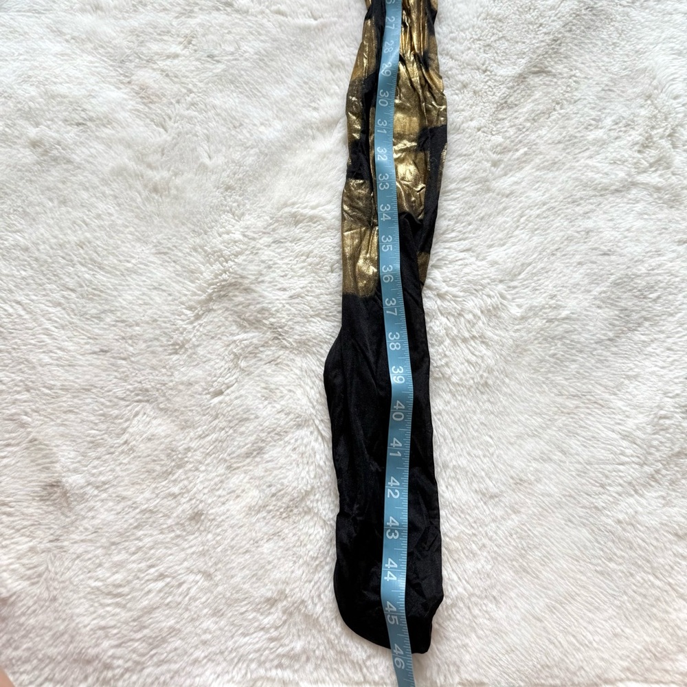 NEW!!! CHANEL metallic CC women tights size L Retail 1250$ - Picture 7 of 7